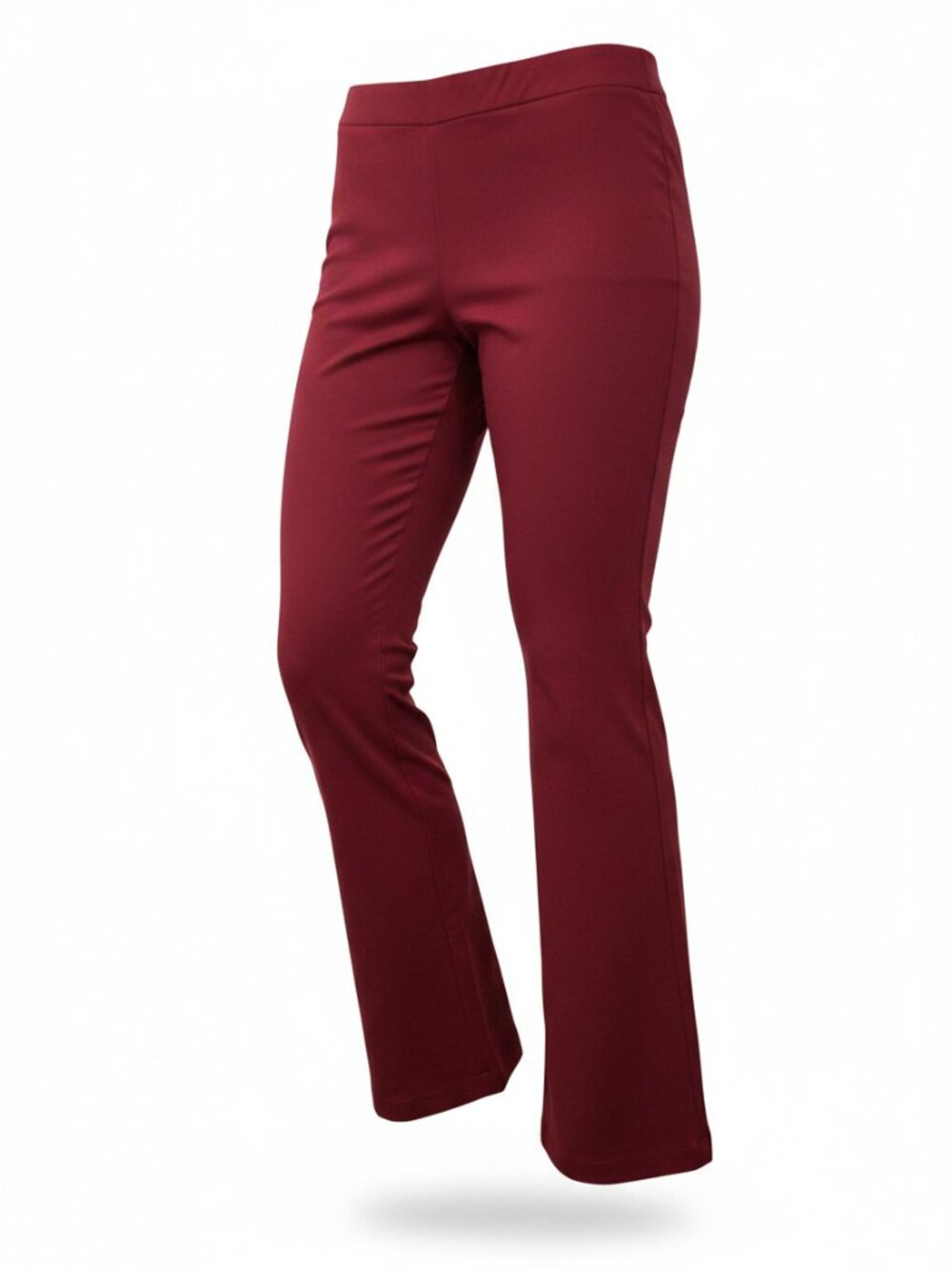 J. JILL Flare Dress Pants Women's Pull-on Stretch Bootcut/Flare Trousers Red